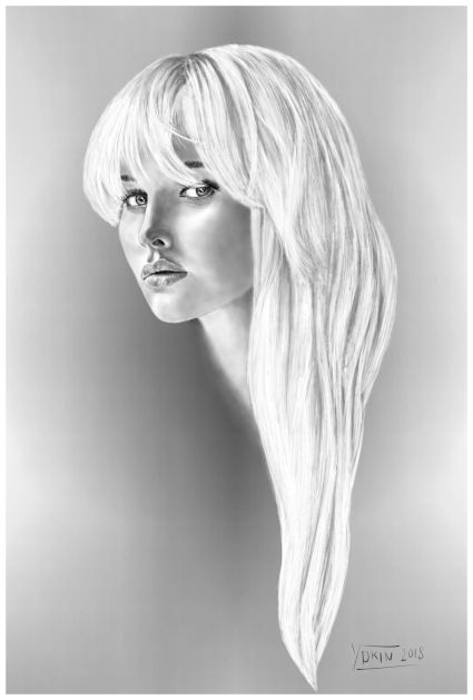 BLOND - Drawing by Yokin.